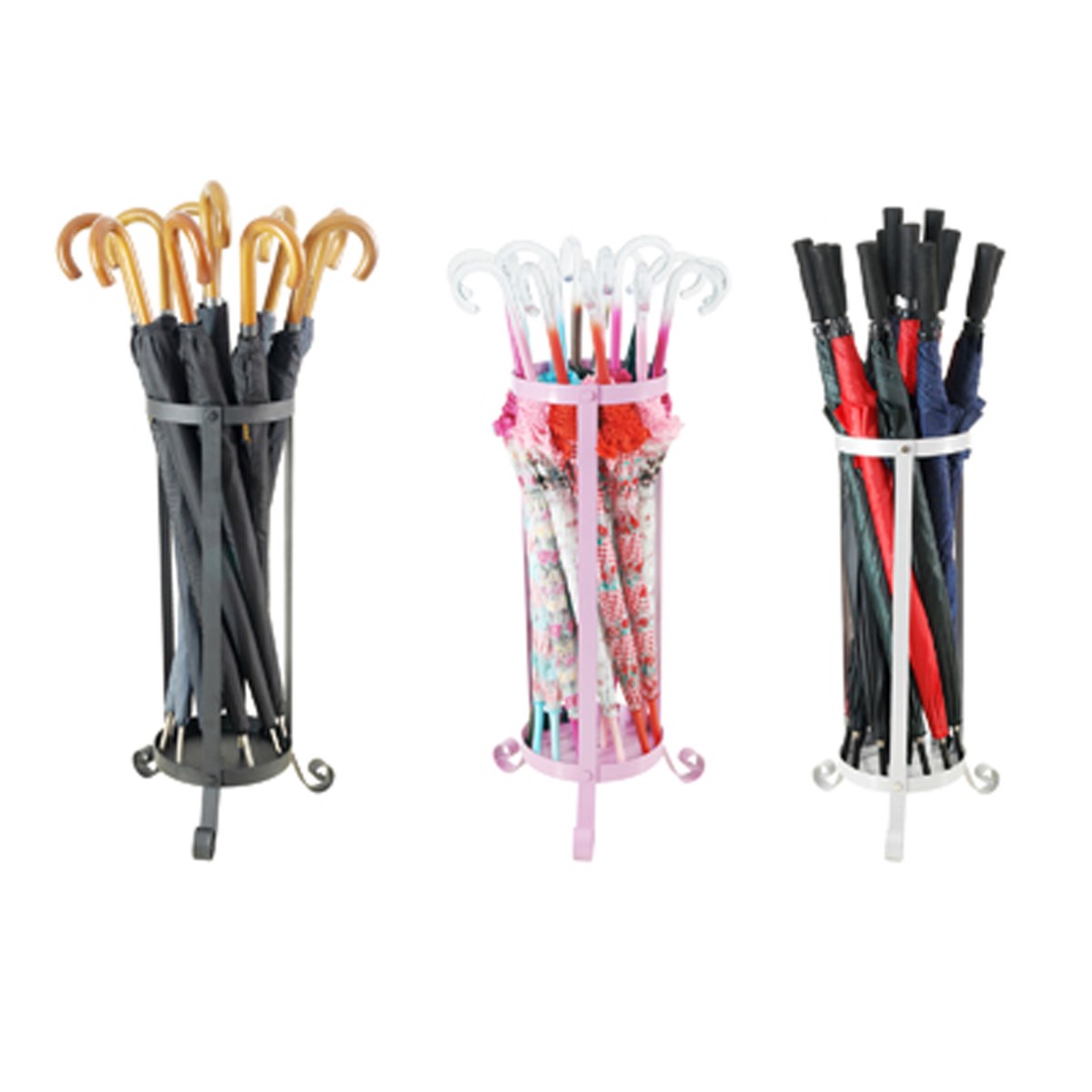Metal Umbrella Display Bin Stand